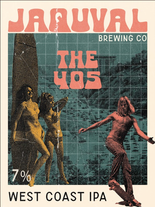 The 405 - Jaquval Beer Poster