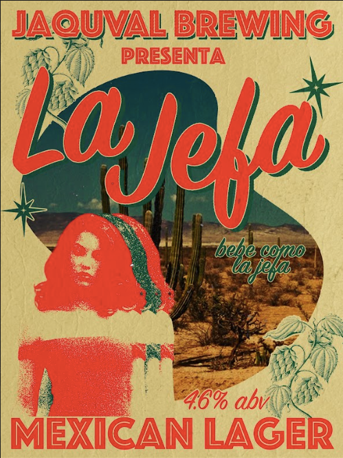 La Jefa - Jaquval Beer Poster