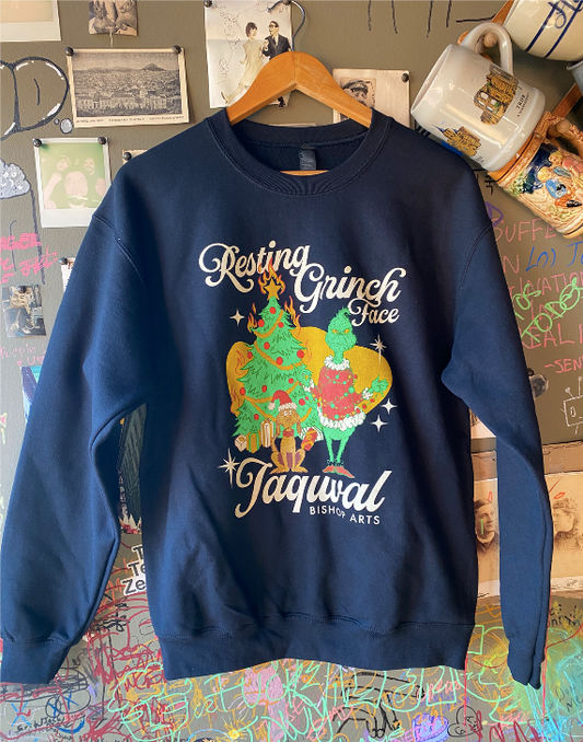 "Resting Grinch Face" Crewneck